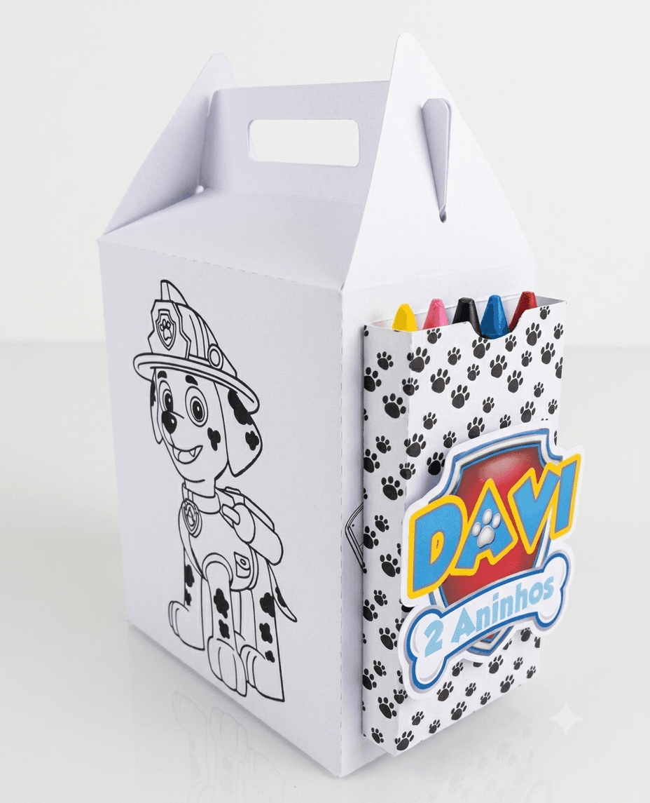 Maletinha para colorir