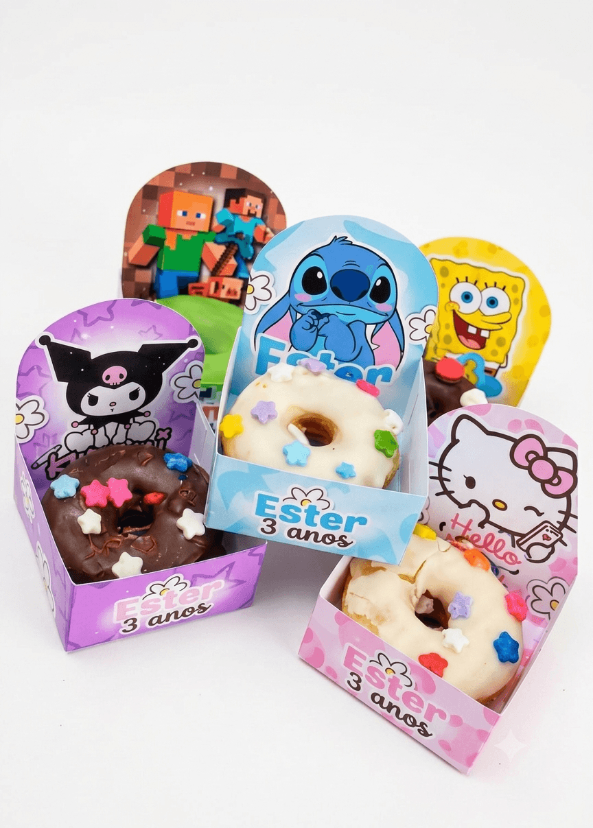 Caixa para donuts