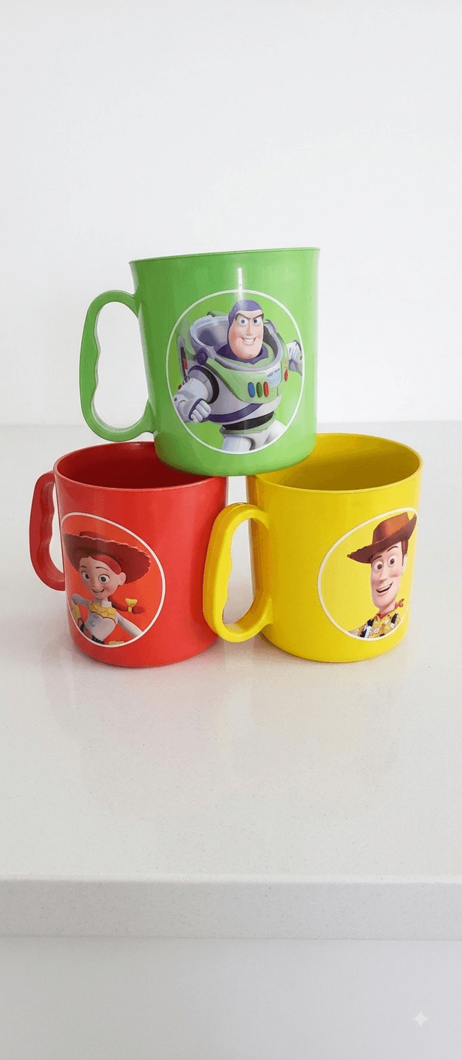 Caneca adesivada
