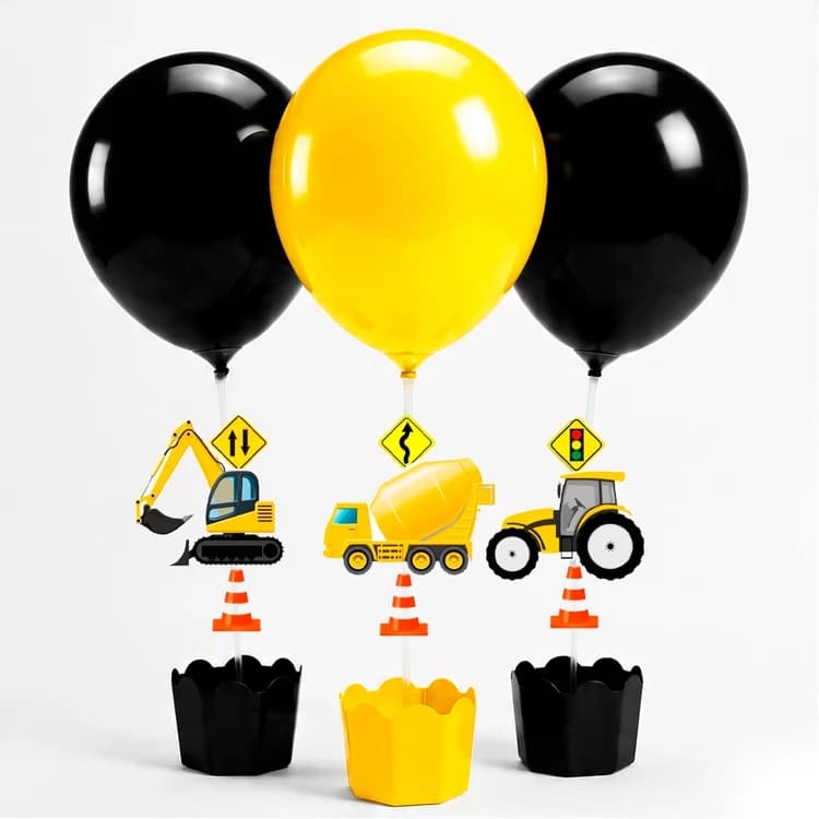 Centro de mesa pega balão