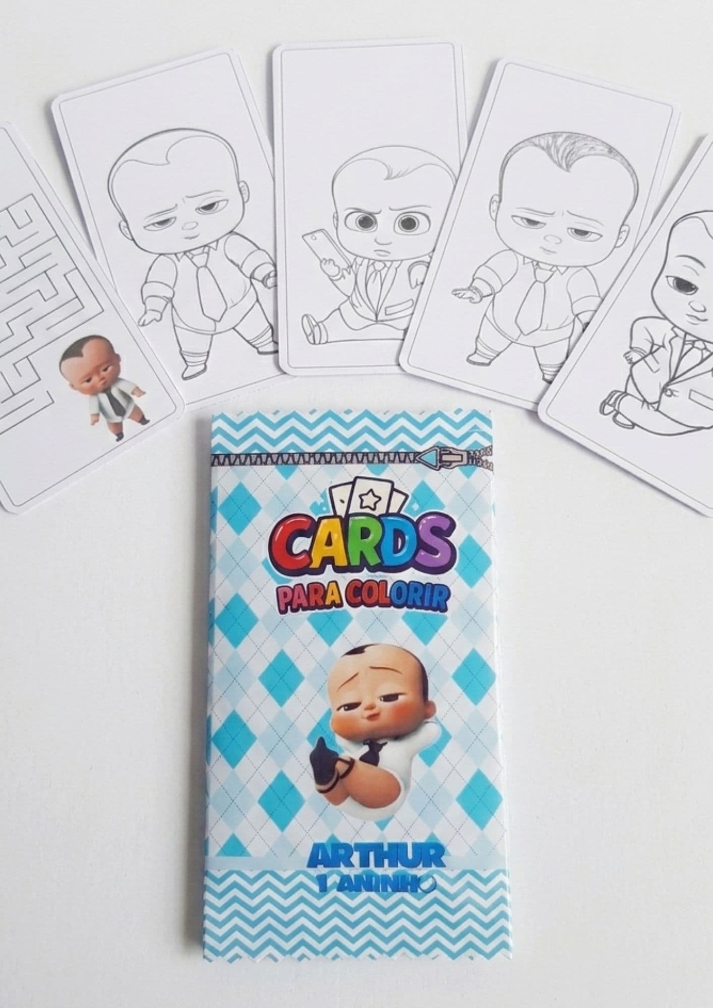 Cards para colorir